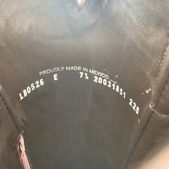 Lane SMOKESHOW Womens Cowboy Boots 7.5 Pink Leather Western Cowgirl Mid Calf - Picture 9 of 11